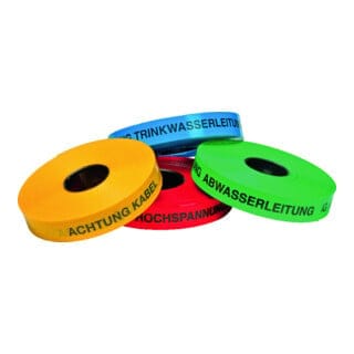 Trassen-Warnband 250 m Abwasserleitung, grün