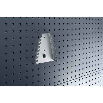 Schraubenschlüsselhalter H180xB70/145xT40mm 8 Aufnahmen senkrecht für Lochplatten