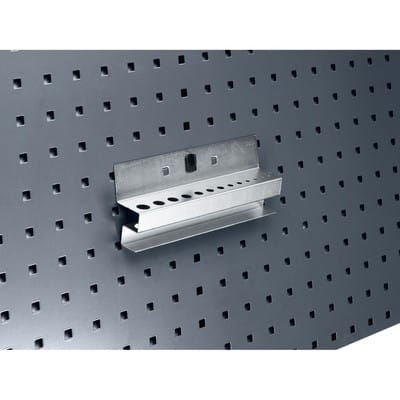 Bohrerhalter Breite 225 mm Anzahl Aufnahmen13 (je 1 x ø 2-15 mm) passend für Lochplatten