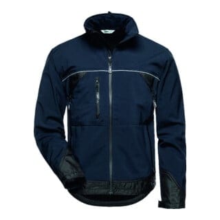 Softshelljacke gamma Größe l marine/schwarz