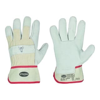 Stronghand - Handschuh STIERkopfClassic, Rindvollleder, Gr.8 12 Stk