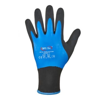 Optiflex 0241-10 Handschuhe Winter Aqua Guard Größe 10 schwarz/blau en 388, en 5
