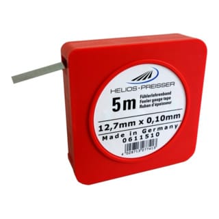HELIOS PREISSER Fühlerlehrenband Bandstärke 0,10 mm Breite 13 mm Länge 5 m