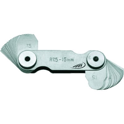 Helios Preisser - Radienschablone 15 Blatt, 15,5-25,0 mm hp