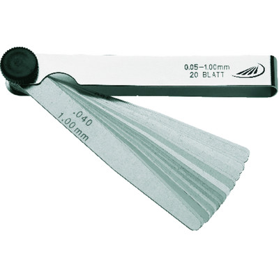 Helios Preisser - Präz.-Fühlerlehre 13Blatt 0,05-1,0mm hp