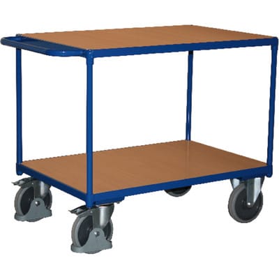 Tischwagen 500 kg 1000x700 mm, 2 Böden - Variofit