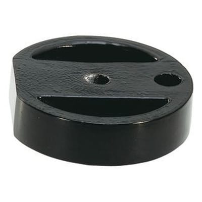 KWS - Unterlage 2559 Aluminium schwarz ø 60 mm Höhe 15 mm f. Art. 3000 258 205