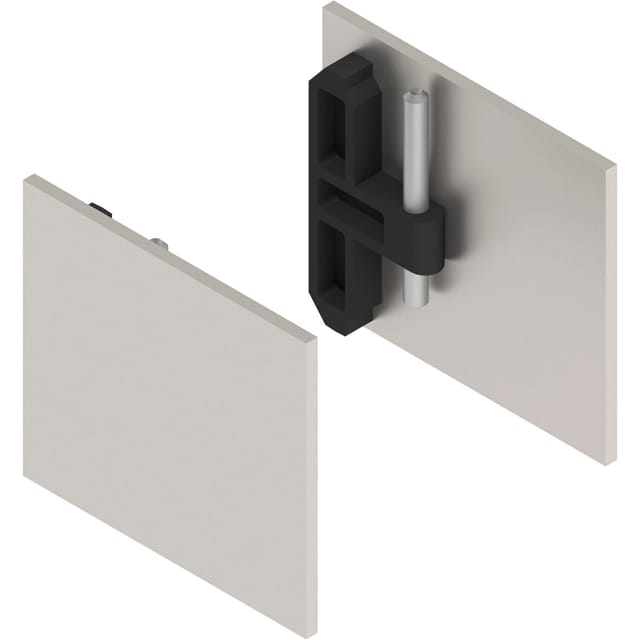 Gt-l Abdeckkappenpaar 62 x 56 mm, Edelstahl Eff., rechts/links - Helm