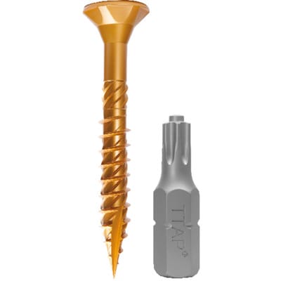 E-Jet Schr. 3,5x 45 TG zn gelb m. Reibschaft 500 Stk