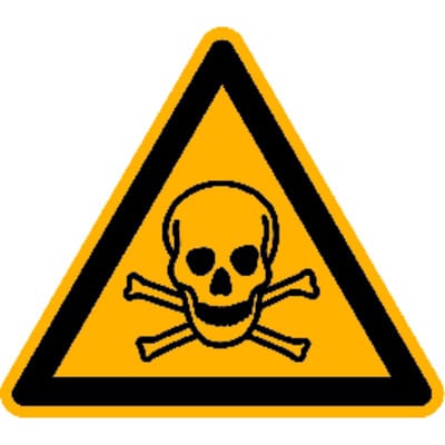 FP - SafetyMarking Warnschild Aluminium sl 200 mm Warnung vor giftigen Stoffen