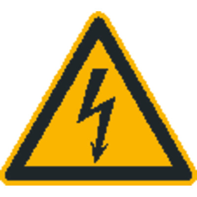 FP - Warnschild elektrische spannung 100mm folie Nr. 21.0191