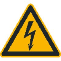 FP - Warnschild elektrische spannung 100mm folie Nr. 21.0191 Bild 2
