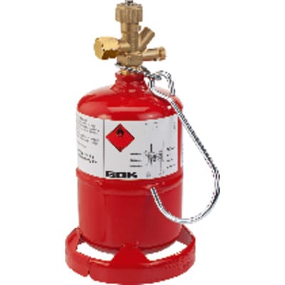 Kleinstflasche 425 g, runder Fuss, leer - GOK