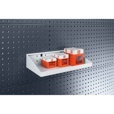 Ablageboden B900xT170xH105/30 mm für Lochplatten für Lochplatten Bott