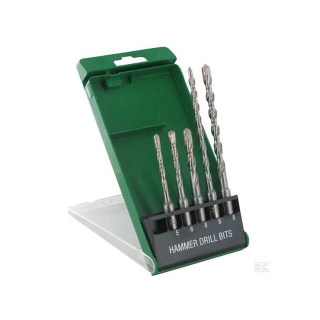 Set mit 5 Bohrern HITACHI - HIKOKI SDS-Plus - 2 Schneiden - 782530