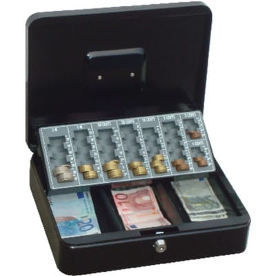 FP - Geldkassette, schwarz Euroein., 300x240x90