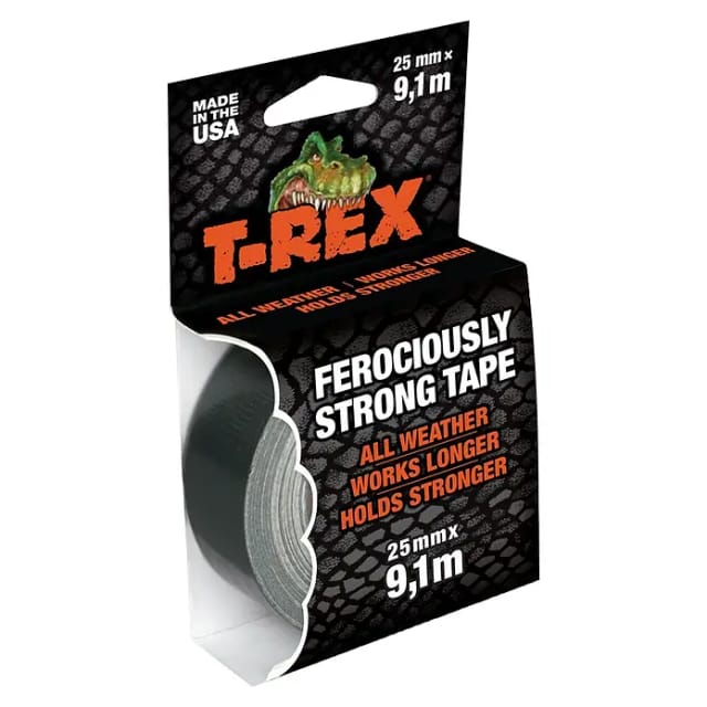 Trex - kip T-Rex Gewebeband Grau 25mmx9,1m