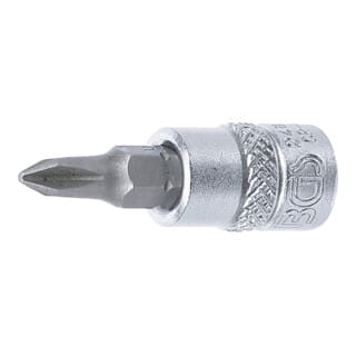 Bit-Einsatz Antrieb Innenvierkant 6,3 mm (1/4') Kreuzschlitz PH1