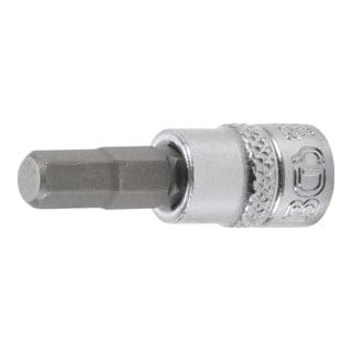 Bit-Einsatz Antrieb Innenvierkant 6,3 mm (1/4') Innensechskant 6 mm