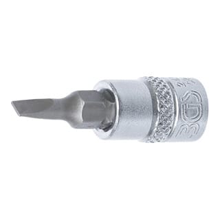 Bit-Einsatz Antrieb Innenvierkant 6,3 mm (1/4') Schlitz 4 mm