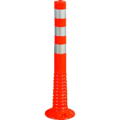 Flexipfosten 750 mm, ø 80 mm, orange - Temka