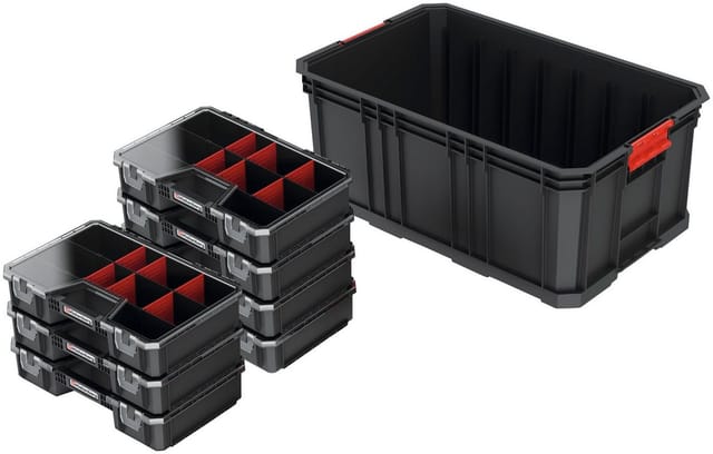 Sortimentskasten-Set modular solution 20R mit 7 Organizer - Kistenberg