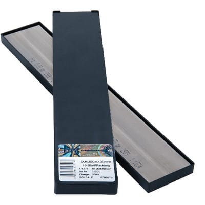 H+s Metallfolien Plattenware rostfrei 50 x 300 x 0,04 mm 10Bl/P