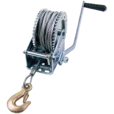 MaKeDO Handwinde universal 800kg,inkl. 10m Drahtseil