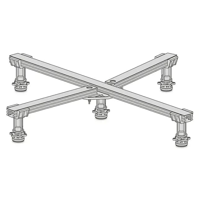 Kaldewei - Duschwannen-Fussgestell Universal Modell 5200 584377000000