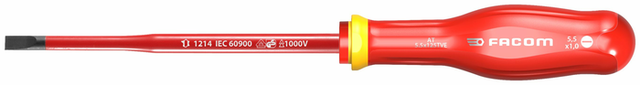 FACOM Schraubendreher PROTWIST 1000V 5,5 x 125 mm, isoliert