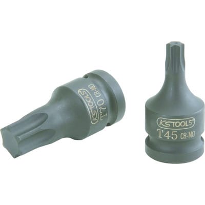 1/2' Kraft-Bit-Stecknuss Torx, kurz, T80