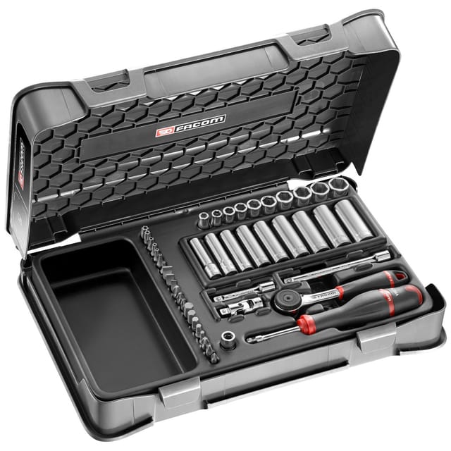 FACOM Steckschlüssel-Set 1/4 6-Kant, 46-tl