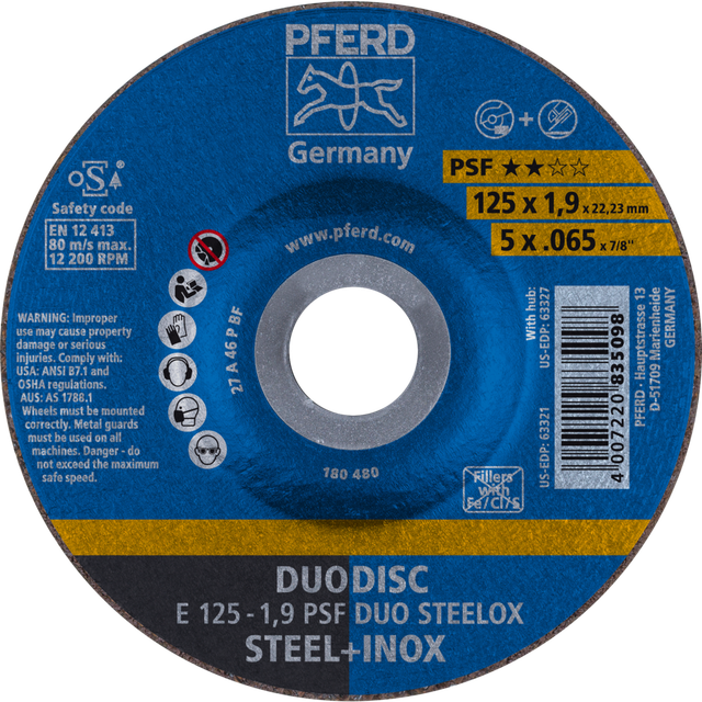 Duodisc e 125-1,9 Psf Duo Steelox - Pferd