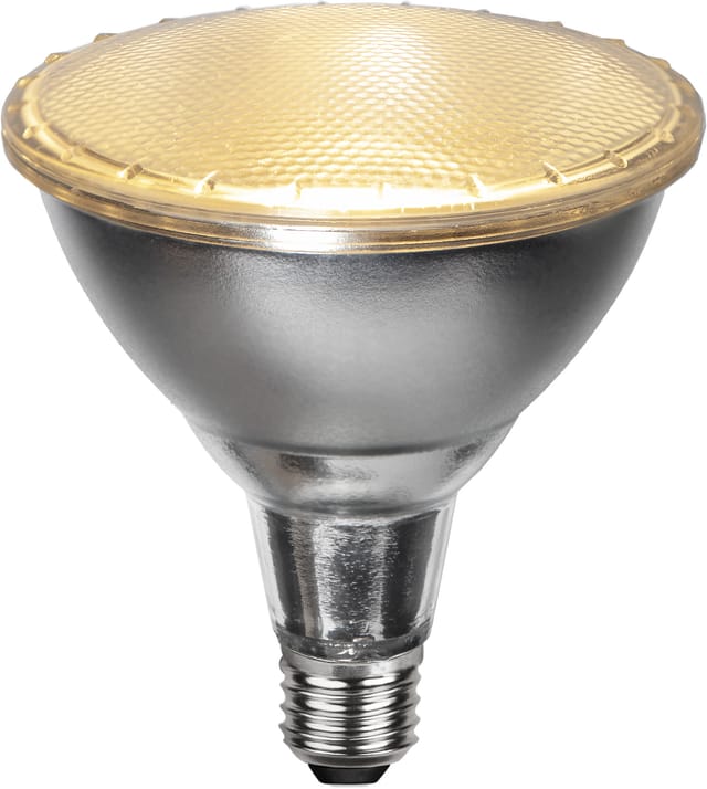 Trading LED-Lampe Spotlight Outdoor, E27, PAR38, Silber, Warmweiß, Außenbereich, IP65 - Star