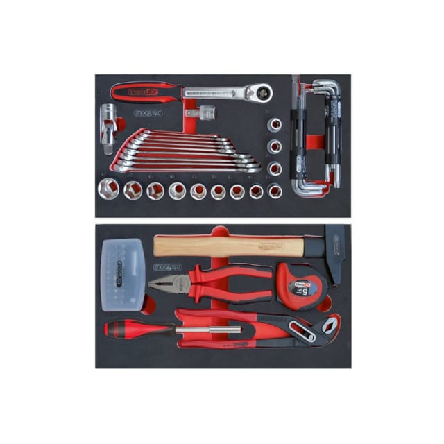 Einsätze für fahrbaren Werkzeugwagen 850.0340 ks tools - 77 Stk. - 800.0077