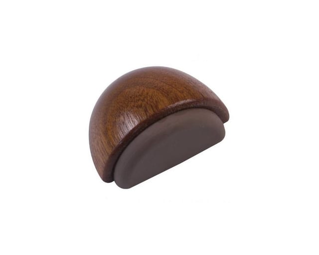 Bodentürstopper Gummipuffer Holztürstopper Stopper Holz div Holzarten Nussbaum
