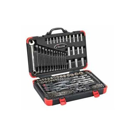 Steckschlüssel Satz, Tamper Resistant torx Profil, 1 - 32, Anzahl Werkzeuge: 212 - Vigor