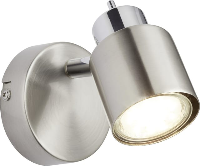 Brilliant - 1er Spot Andres nickel-chrom 12 x 8 cm GU10, 10 w, nickel-chrom Spots