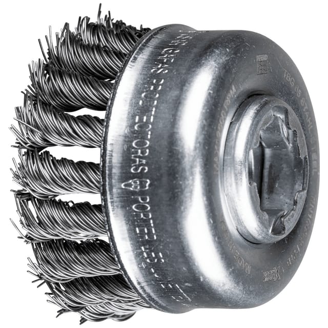 Topfbürste mit Gewinde, gezopft pos tbg 65/X-LOCK st 0,50 - Pferd