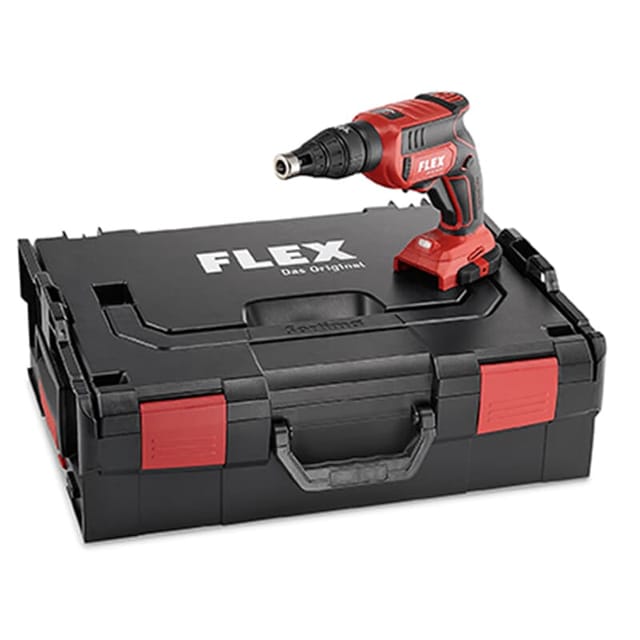 Flex - 18V Trockenbauschrauber dw 45 18.0-EC ohne Akku und Ladegerät - im Koffer mit Zubehör - 447757