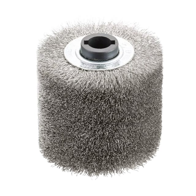 Flex - Litzendrahtbürste Edelstahl bw-inox D100/85 für Bürstmaschine 465151 Eiche