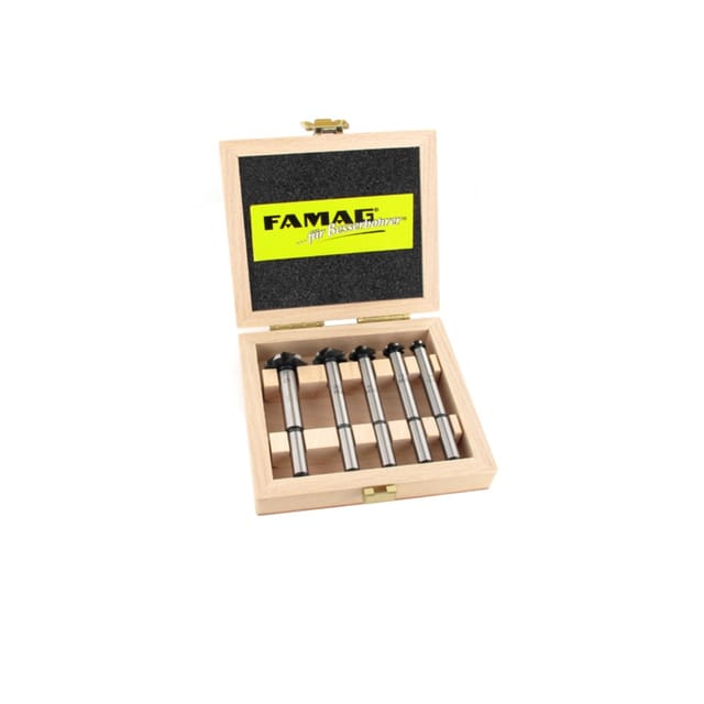 Famag - Krauskopf-Satz 5-tlg Versenker im Holzkasten 10 13 16 20 25 mm 1775.505.00