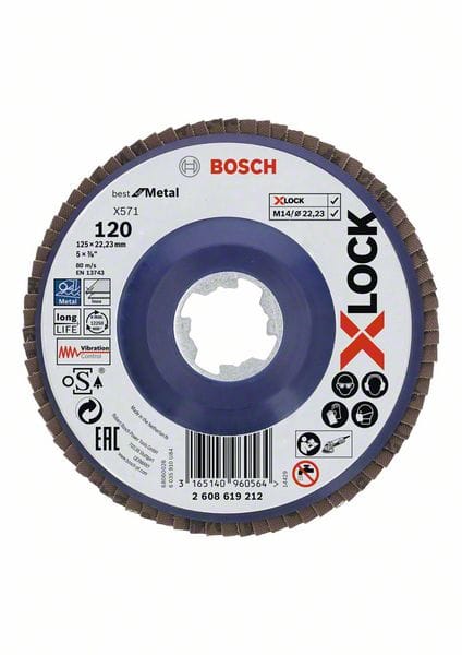 Pro X571 X-Lock fss, 125 mm,G120,ger.,P - Bosch