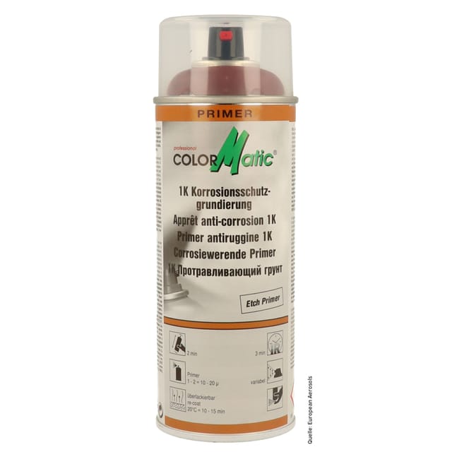 European Aerosols - ColorMatic 1K Korrosionsschutzgrundierung rotbraun 400ml 756818