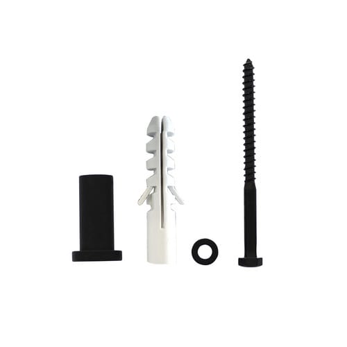 Intersteel - Satz von 5 Entfernungsteile 50 mm für Schiene Schiebetürsysteme Schwarz