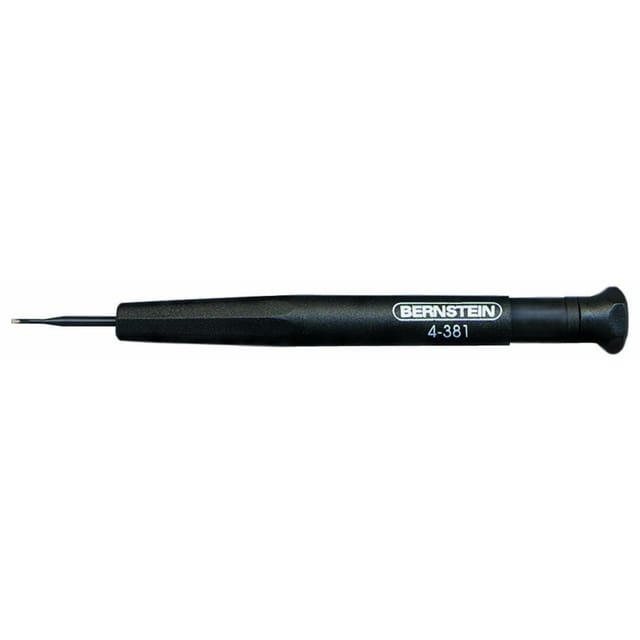 Bernstein Tools For Electronics - 4-380-10 Uhrmacher-Schraubendreher Klingenbreite: 1 mm