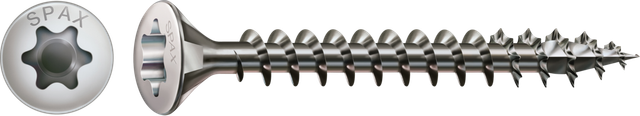 Spax Edelstahl 4 x 30 mm LinsenSenkkopf T-STAR plus Vollgewinde 4CUT Edelstahl rostfreiei A2 200 Stk