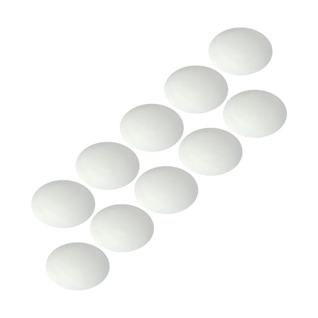 Vasalat Wandtürstopper Set - Türpuffer 60mm, Höhe 15mm - Türstopper Selbstklebend Ideal Zum Schutz Von Wand & Tür, Weiß - 10 Stück