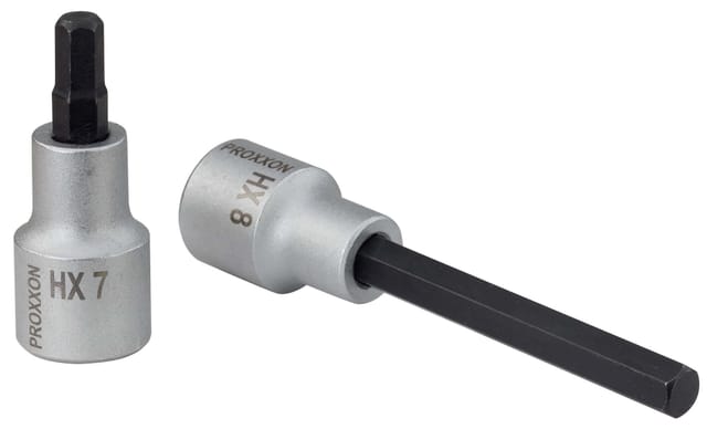 1/2' Innensechskant-Einsatz, hx 9 mm, 100 mm lang - 23466 - Proxxon