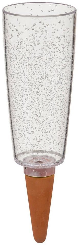 Scheurich - Copa xxl, Wasserspeicher aus Kunststoff, Farbe: Copa xxl, Transparent/Clear, 9,6 cm Durchmesser, 32 cm hoch, 1 l Vol.